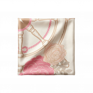 Carré 90 – L&rsquo;Alliance, beige & rose